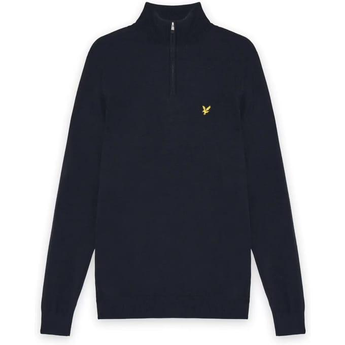 Merinowollen trui met ritssluiting Lyle & Scott
