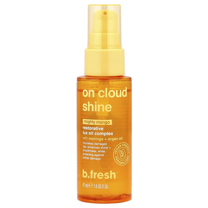 b.fresh, On Cloud Shine, Veerkrachtig Luxe Olie Complex, Krachtige Mango, 47 ml (1,6 fl oz) beige