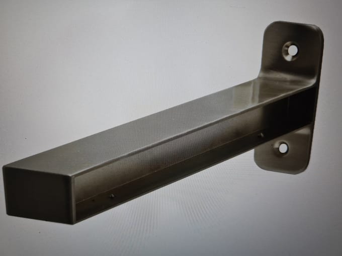 B! Organised Plankdrager modern - Aluminium - 23.5cm