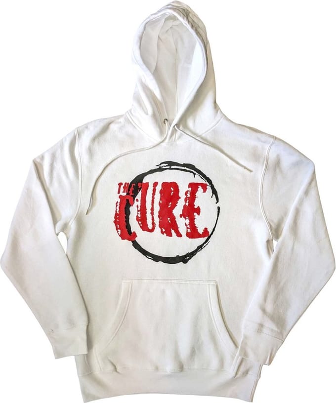 The Cure - Circle Logo Hoodie/trui - M - Wit