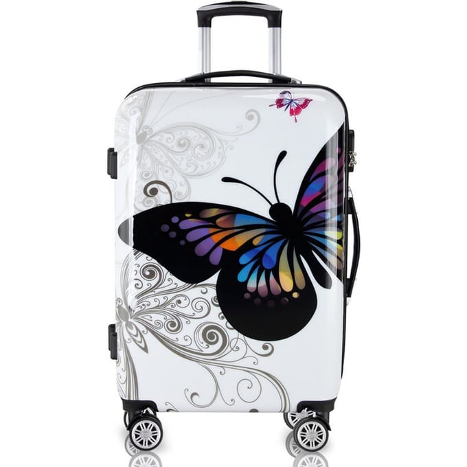 Monzana Hard case koffer Vlinder M polycarbonaat 42L 56x37x23cm