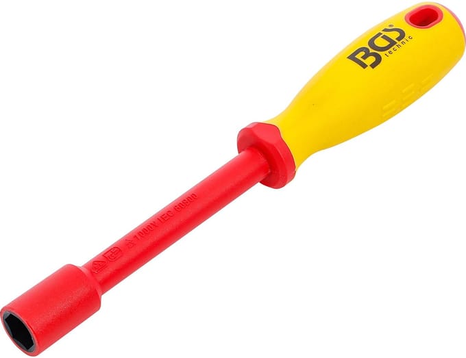 BGS VDE-Steeksleutel-schroevendraaier Zeskant SW 14 mm Bladlengte 125 mm - 71094