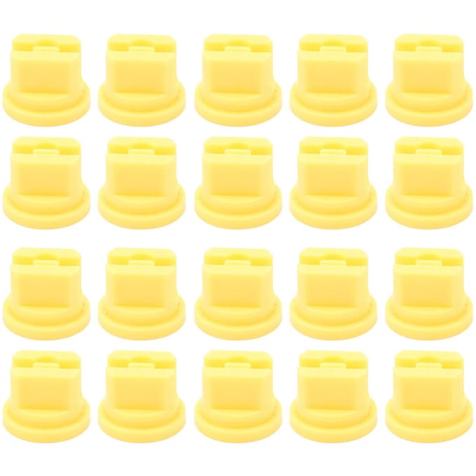 20 Stuks Platte Waaiersproeikop Uniforme Sproeiverdeling 110 Graden Landbouwsproeier Verstuivend beige