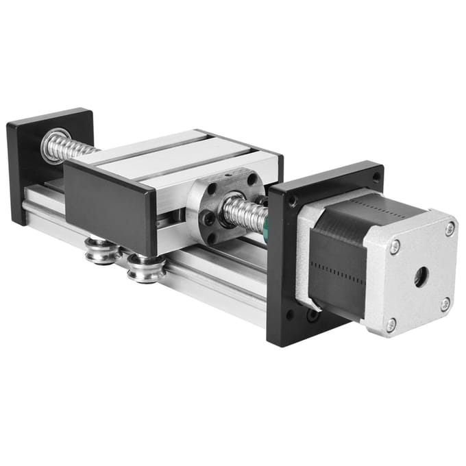 300mm Slag Enkele As Kogelomloopspindel Lineaire Geleiderail CNC Schuiftafel met 42 Motor (1610)