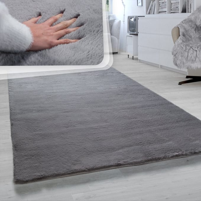 Flycarpets Rabbit Vloerkleed - Antraciet