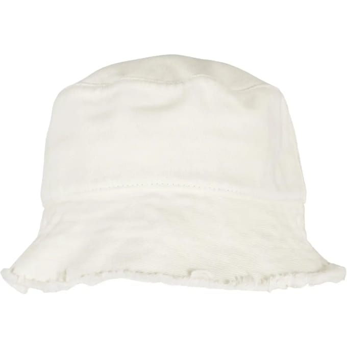 Urban Classics - Open Edge Bucket hat / Vissershoed - Wit
