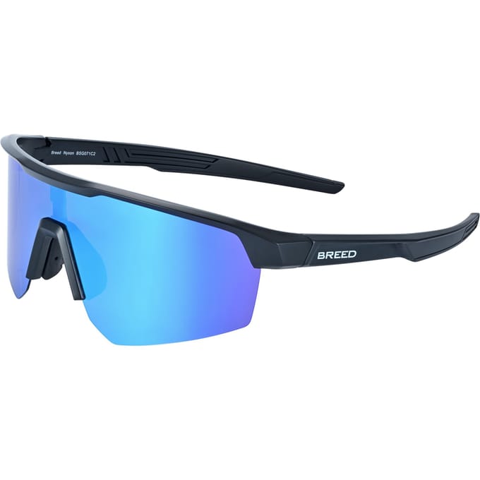 Breed Nyxon gepolariseerde zonnebril - Zwart/Blauw