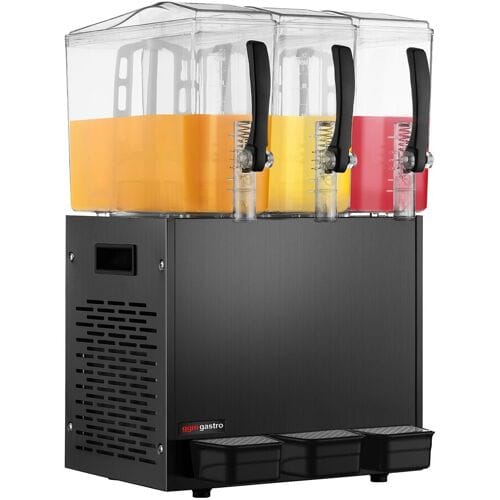 GGM Gastro Saftspender - 3x 10 Liter - Schwarz