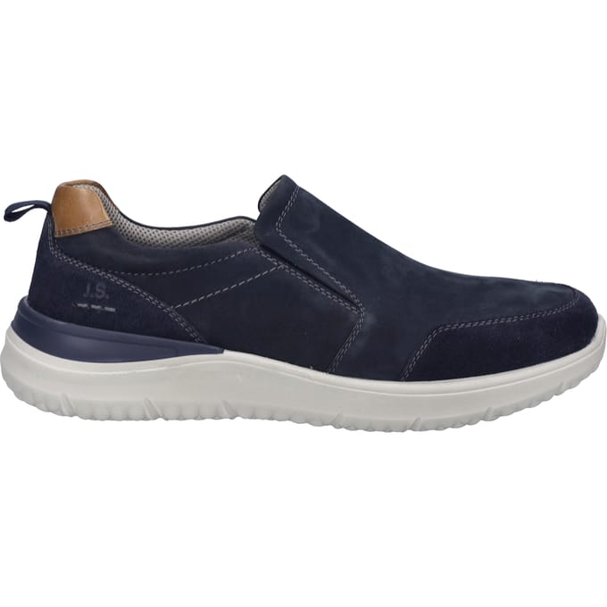 JOSEF SEIBEL Heren Lage schoen Wales 04 in blauw