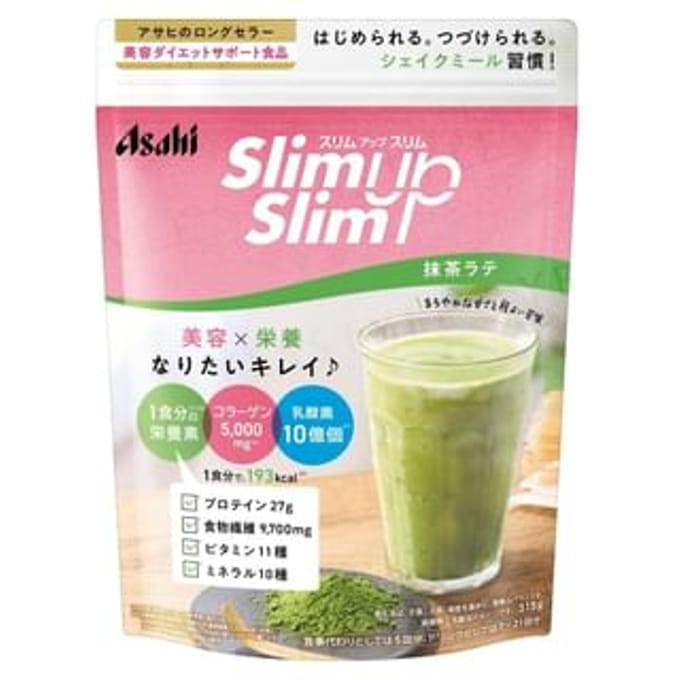 Slim Up Slim Enzyme + Superfood Shake Green Tea Latte 315g