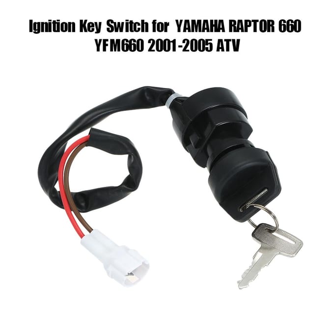Contactsleutelschakelaar voor YAMAHA RAPTOR 660 YFM660 2001-2005 ATV
