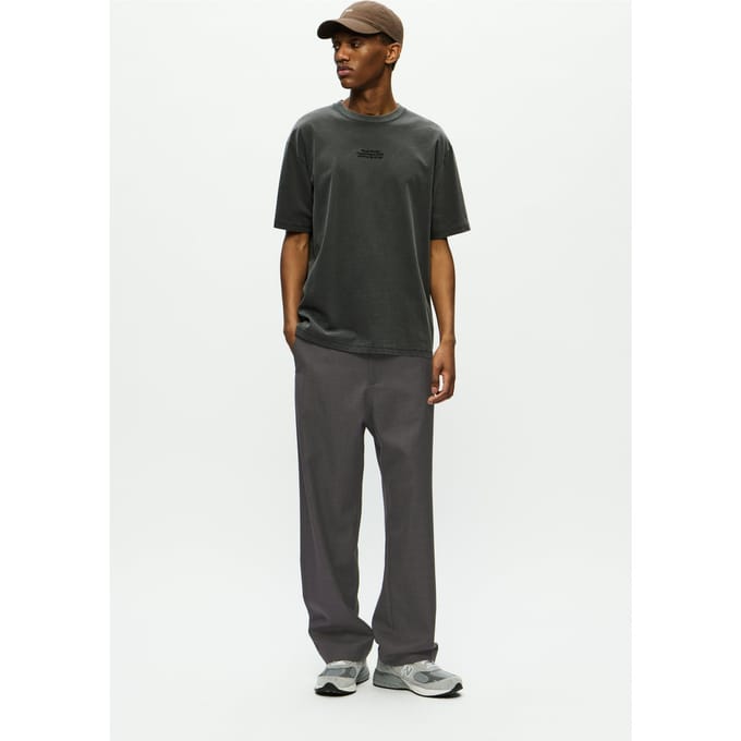 Broek van wolmix met achterzakken, model 'Henry trousers'