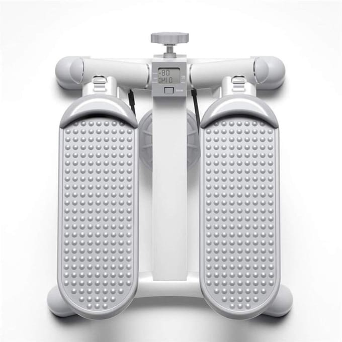 Mini Stepper - Stille Loopband - Thuis Fitness - Draaibare Computer - Compact Ontwerp - Zwart