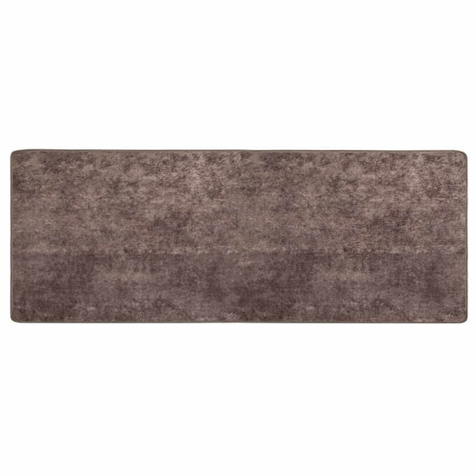 vidaXL - Tapijt - Runner - MARSA - Grijs - 100 - x - 250 - cm - Polyester - en - PVC