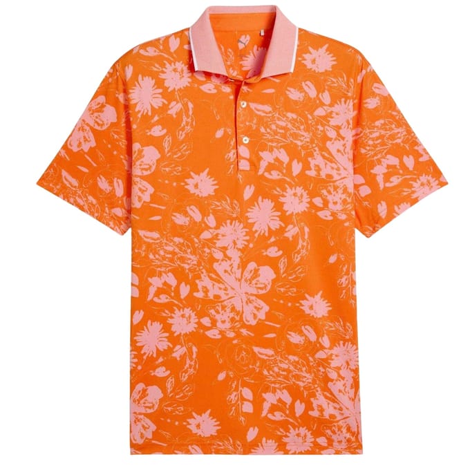 Puma Mattr Rose Performance-poloshirt voor heren (Oranje)