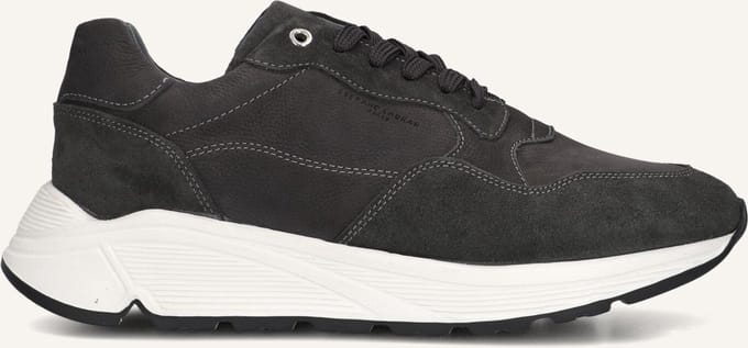 STEFANO LAURAN Star 007 Sneakers - Suède - Heren - Grijs - Maat 43
