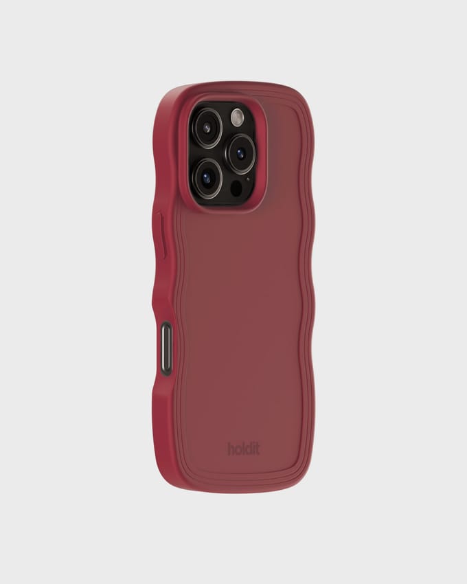 Phone Case Wavy Red Velvet iPhone 16 Pro