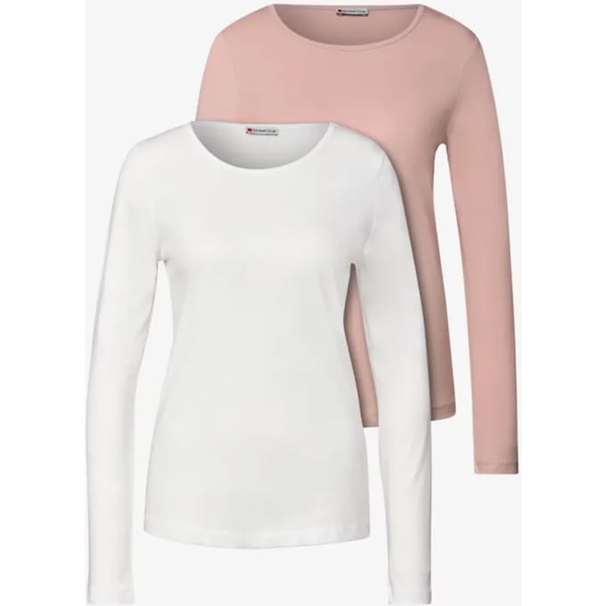 2-pack shirts met lange mouwen
