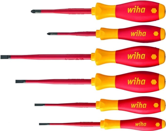 Wiha SoftFinish Electric SlimFix Schroevenset PZ 6-delig