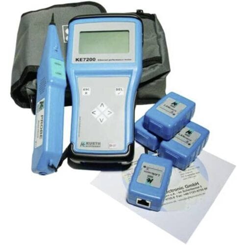 Kurth Electronic KE7200 PRO Kit Netwerktester Doorgang, Indentificatie, Lijnvolging, Polariteit, Onderbreking