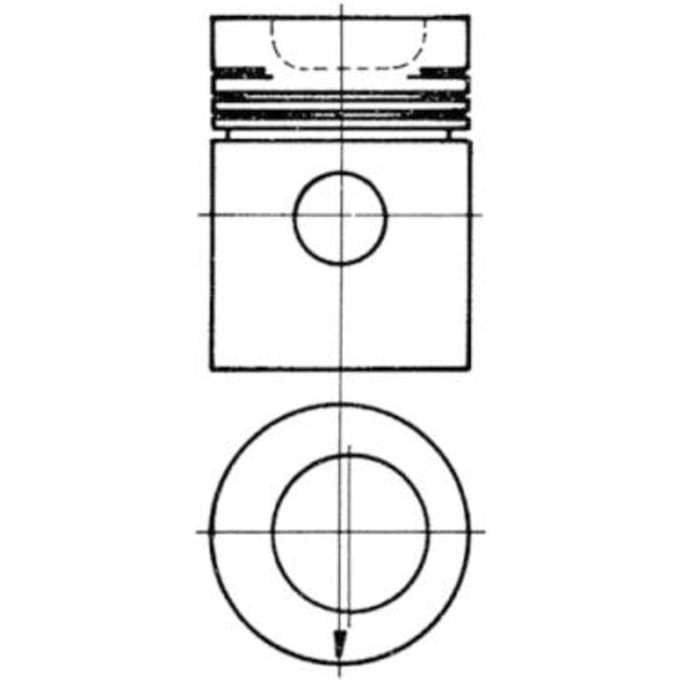 Reparatieset, zuiger/cilindervoering KOLBENSCHMIDT 92085961