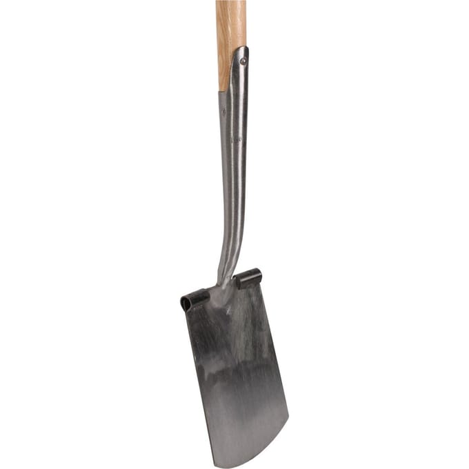 Talen Tools - Spade - Blank geslepen - Met opstapje - Essenhouten steel - 76 cm