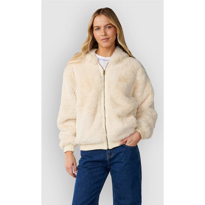 Rip Curl Bossa Nova Fluffy Polar Fleece - Bone