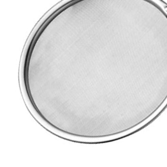 Schuimspaan Vetzeef RVS Fijnmazig Lange Steel Hot Pot Schuimspaan voor Vet Schuim Small white