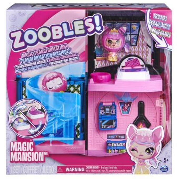Zoobles Speelset Magic Mansion Junior Roze 8-delig