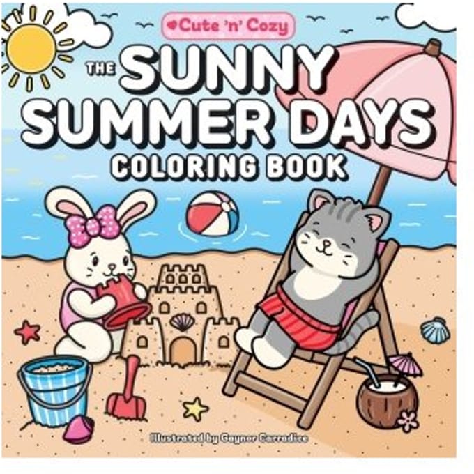 Sunny Summer Days Coloring Book - gaynor carradice