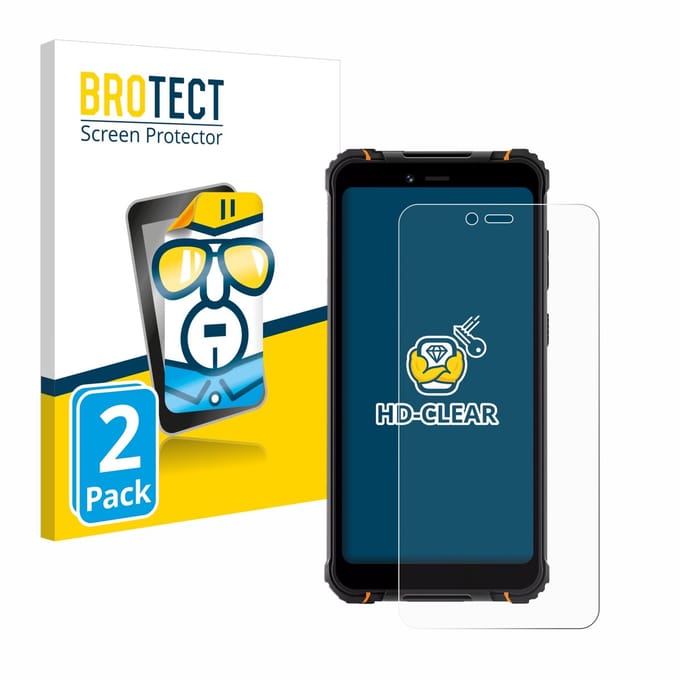 BROTECT - Screenprotector voor Hotwav T5 Pro - Folie Beschermfolie transparant 2 Stuks