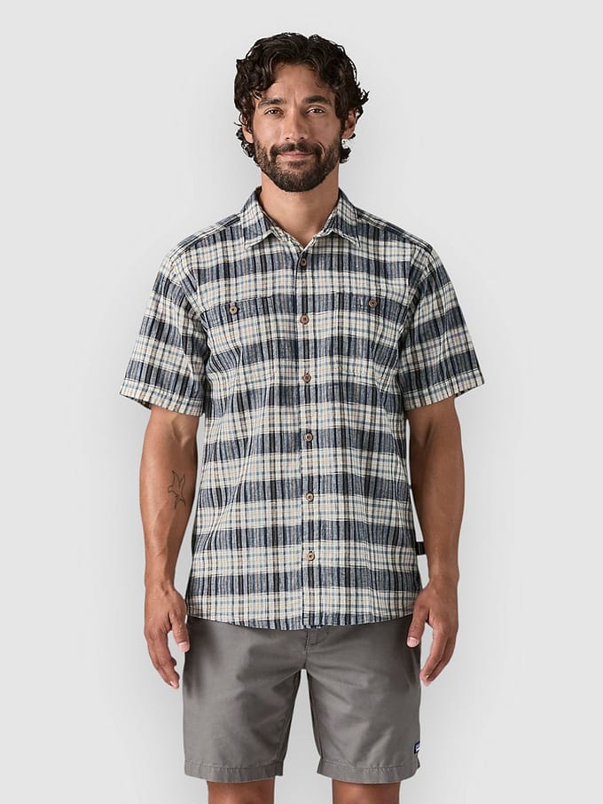 Patagonia Back Step Shirt blauw