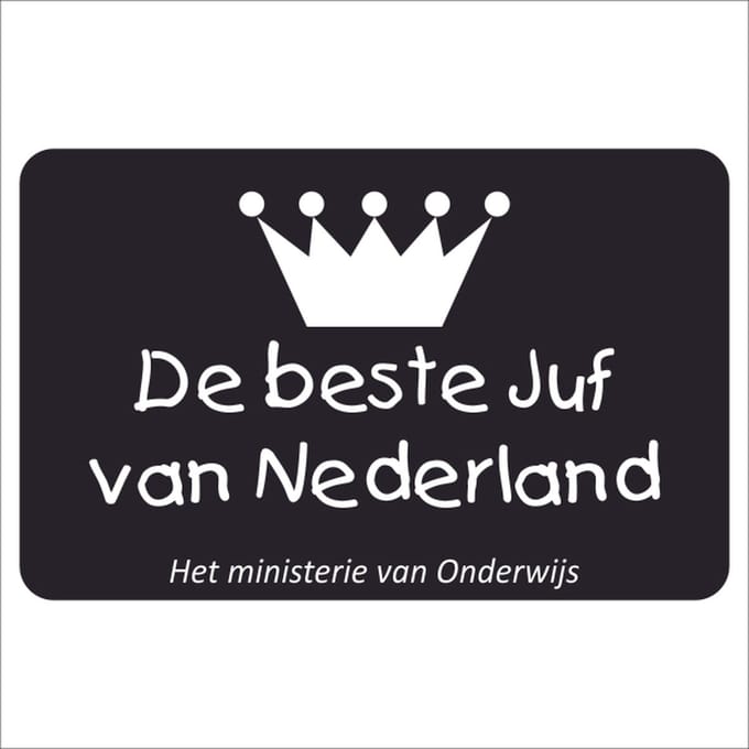 Juf Cadeau - Pasje - Bedankt Lerares - Beste Juf - 3 Stuks