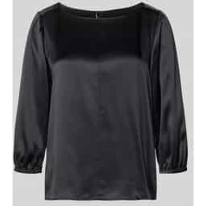 Shirtblouse van zijde met 3/4-mouw