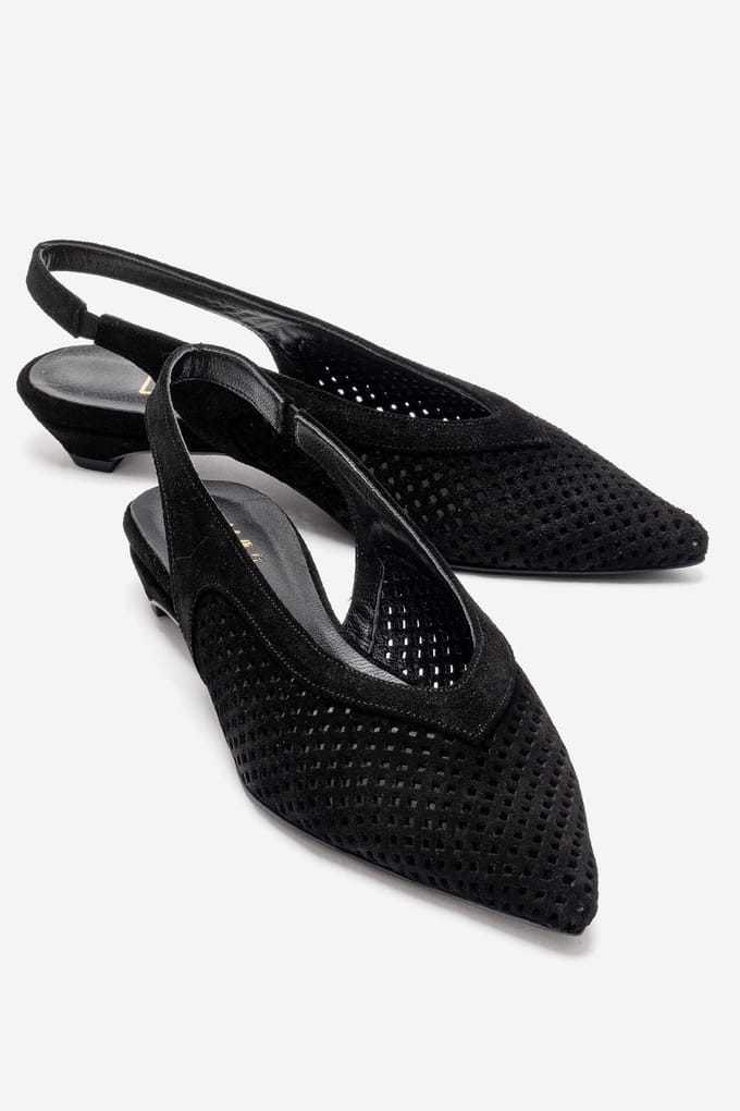 Lieve Leren Slingback Pump (Dames)