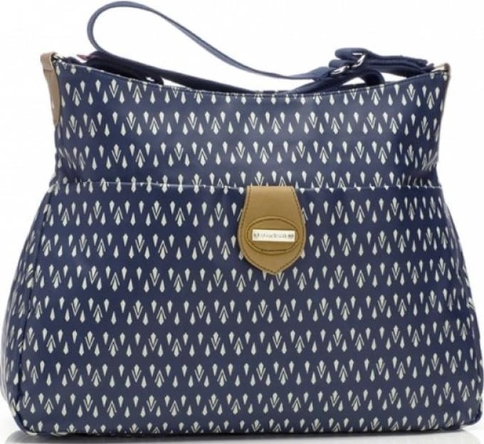 Storksak Luiertas Nina 40x30x14cm - Blauw
