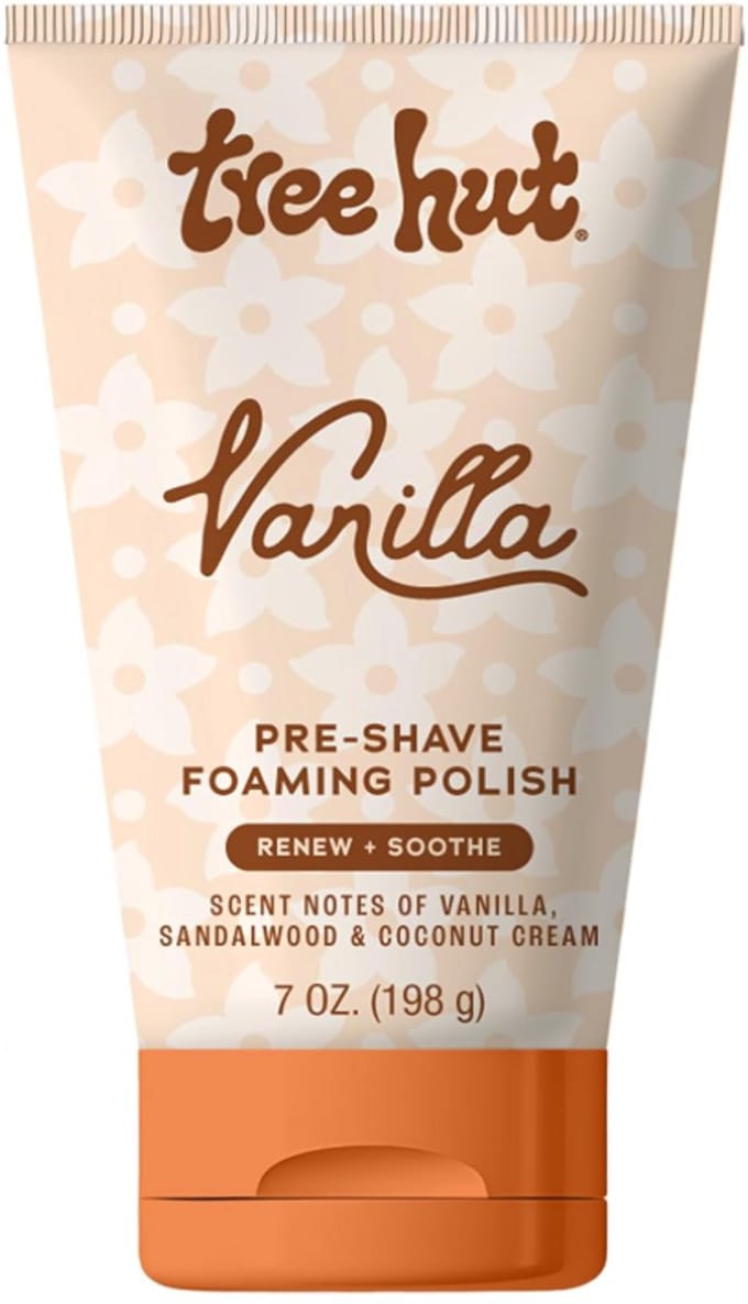 Tree Hut Vanilla Shave Prep Polish 198g – Exfoliërende Scrub voor Glad & Hydraterend Scheren