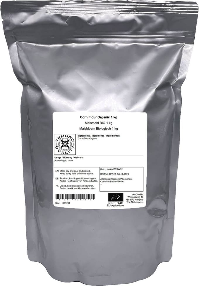 Maismeel - 1 Kg - Holyflavours