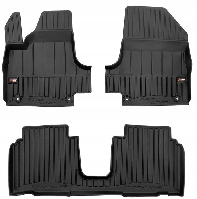 FROGUM 3D – Rubber automatten – Perfecte pasvorm – Hoge beschermrand – Geurloos (Hyundai)