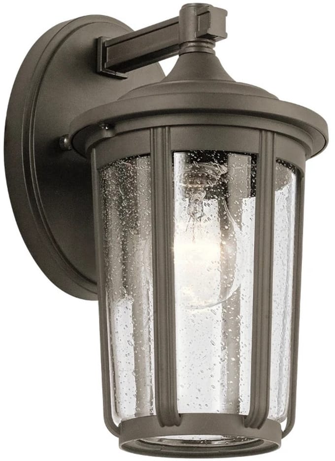 Kichler LED Wand Buitenlamp Fairfield | 1X E27 Max 60W | IP44 | Dimbaar | Olde Bronze