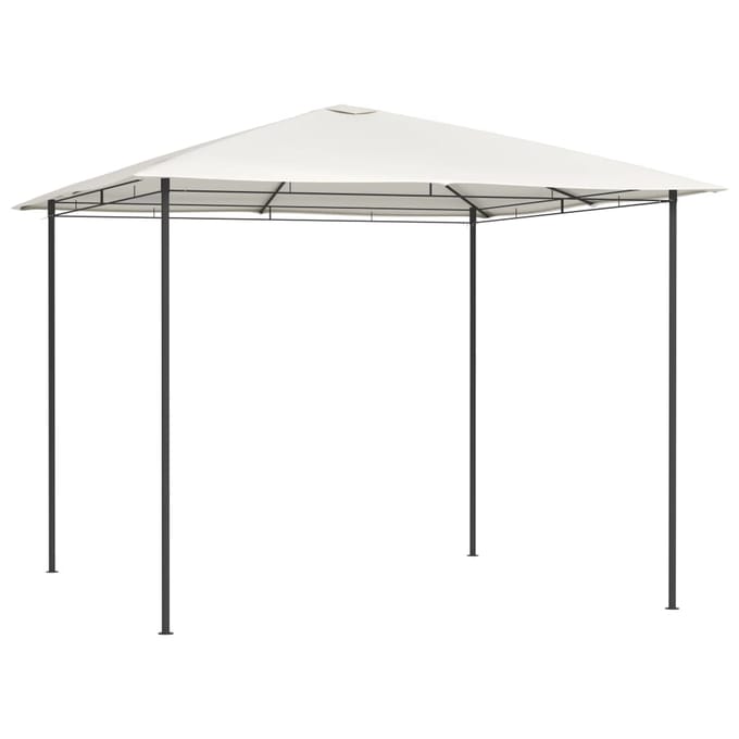 vidaXL - Prieel - 160 - g/m² - 3x3x2,6 - m - crèmekleurig