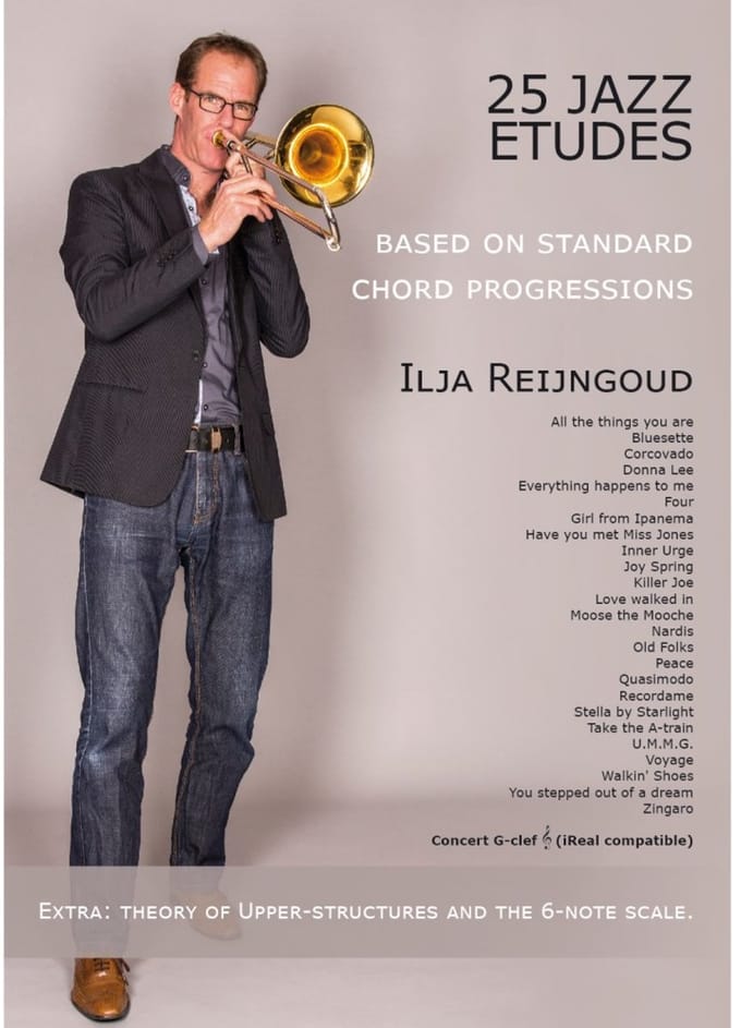 25 Jazz Etudes voor Trombone Ilja Reijngoud