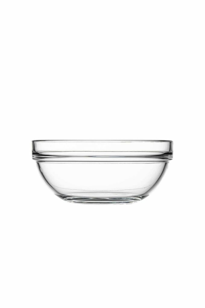 Asir - Glazen Kommenset - 6 stuks - Transparant - 6,3 x 6,3 x 14 cm