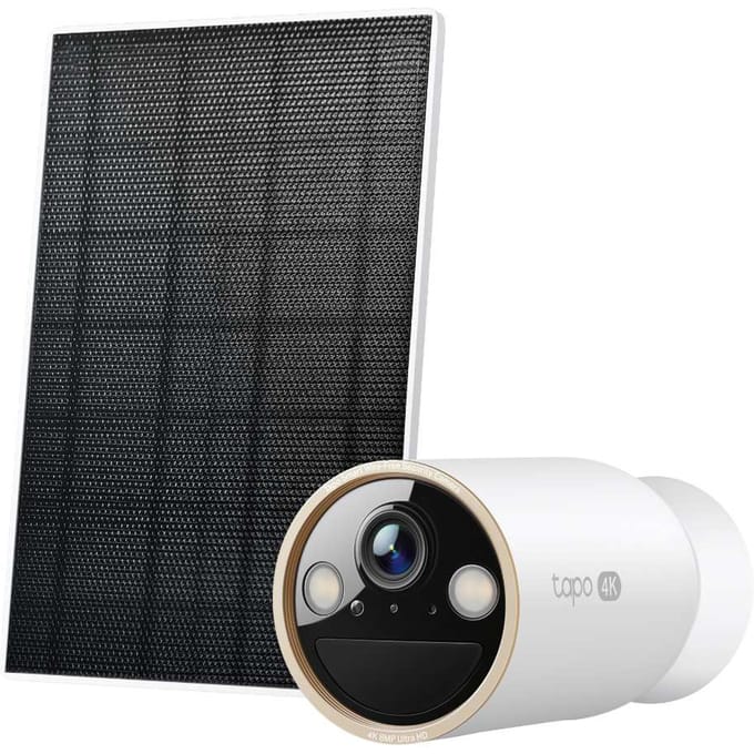 TP-LINK Tapo Solar Beveiligingscamera Kit - Draadloze Buiten Camera C460 met Zonnepaneel A201 voor Continue Voeding