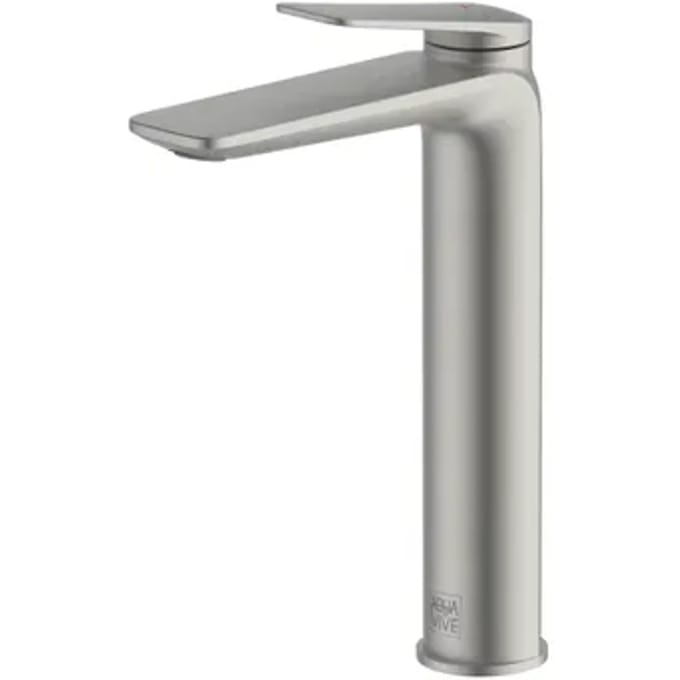 Aquavive Wastafelmengkraan Senio - Hoge Uitloop - Rvs - 25,3cm