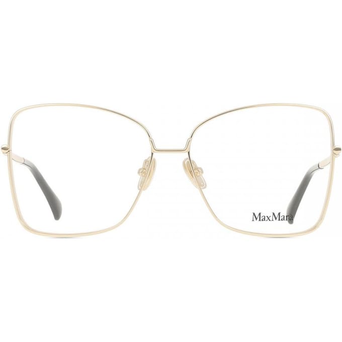 Max Mara Mm5140 Damesbril Shiny Pale Gold/56-14-135 white