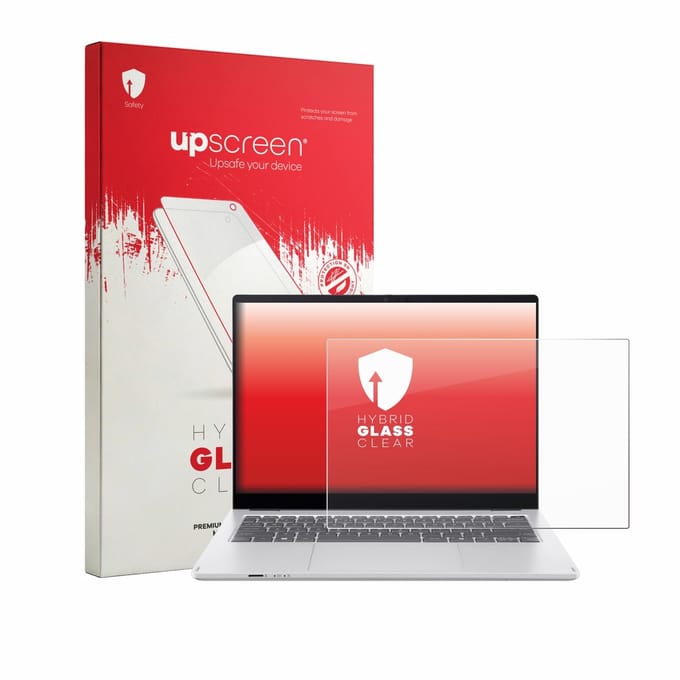 upscreen - Screenprotector voor Acer Swift Spin 14 AI - Folie Beschermfolie Beschermglas transparant
