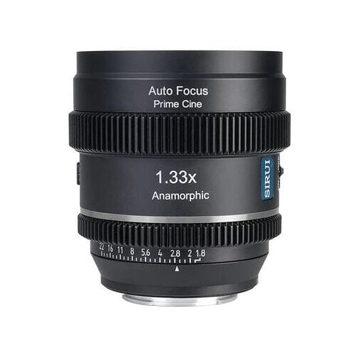 Sirui Anamorfe lens 20mm T/1.8 1.33X S35 AF  Sony E-bevestiging Neutrale vlam