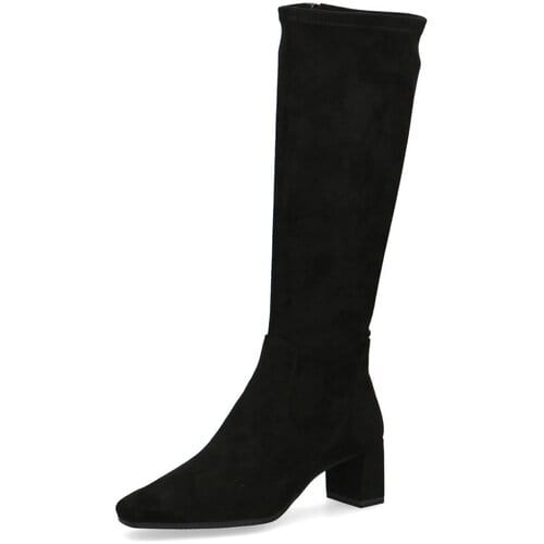 Caprice Dames Laarzen 9-25547-41 044 Zwart stretch met rits G-breedte Maat: 36 EU