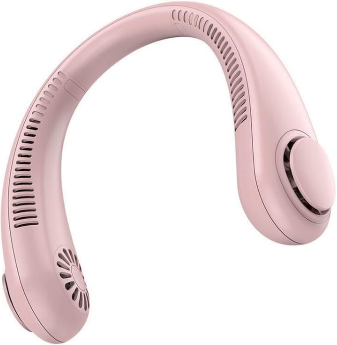 Draagbare Nek Ventilator Oplaadbaar • Bladloos • Halsventilator • Hoofd Ventilator • Gezichtsventilator • Gezicht ventilator • Nekventilator • USB • USB ventilator • Verkoeling • Nek Verkoeling